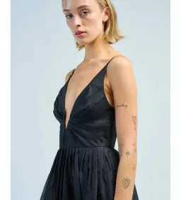 Zimmermann Hypnotic V Neck Midi Dress in Black Size 2 / AU12 for rent on The Volte - image 3