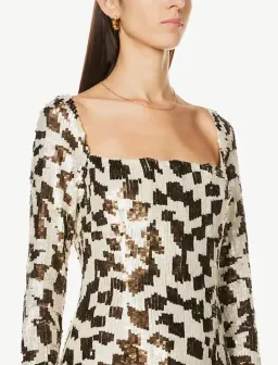 Rachel Gilbert Teddi Gown Brown 3/AU12 for rent on The Volte - image 5