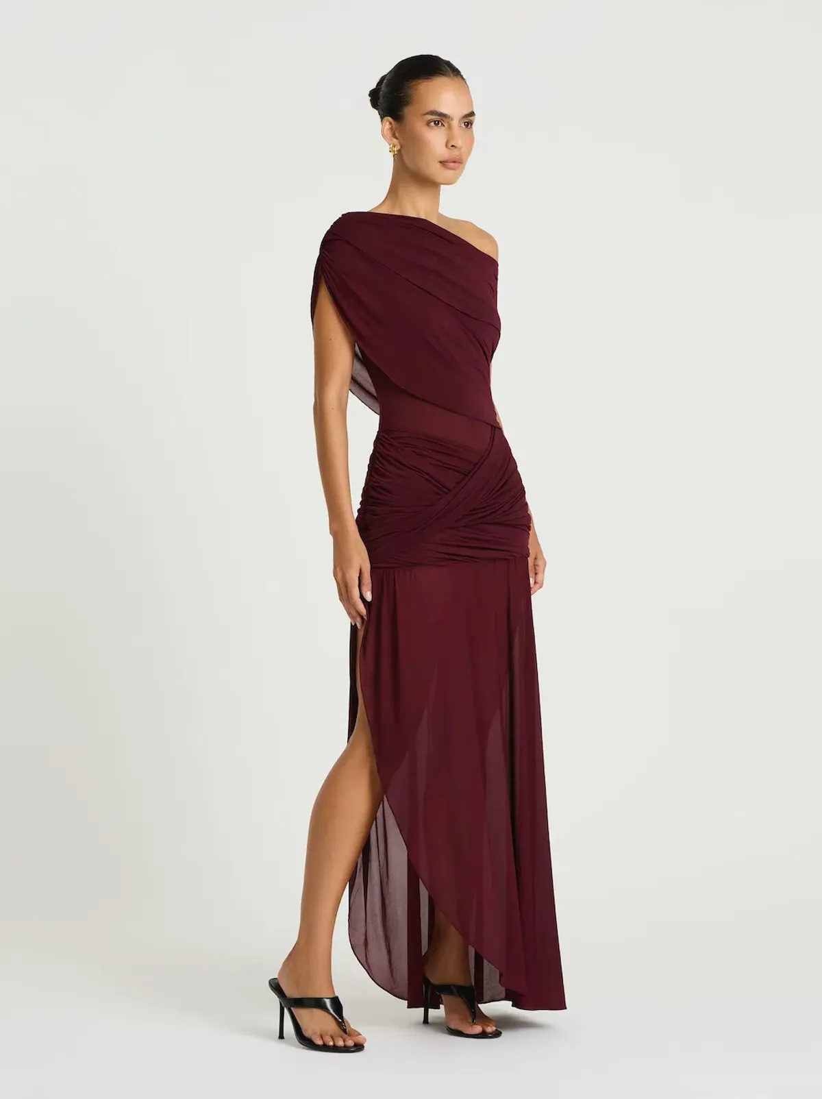OTTO MAXI DRESS | PLUM - SIZE 10 - Image 2