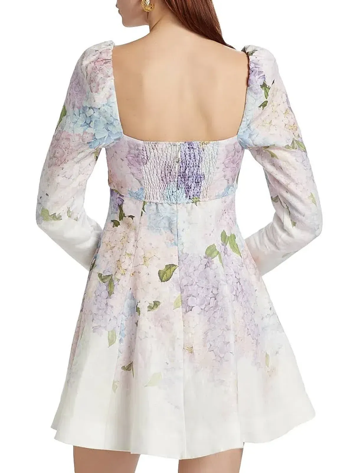 Zimmermann Dawning puff sleeve mini size 2 - Image 3