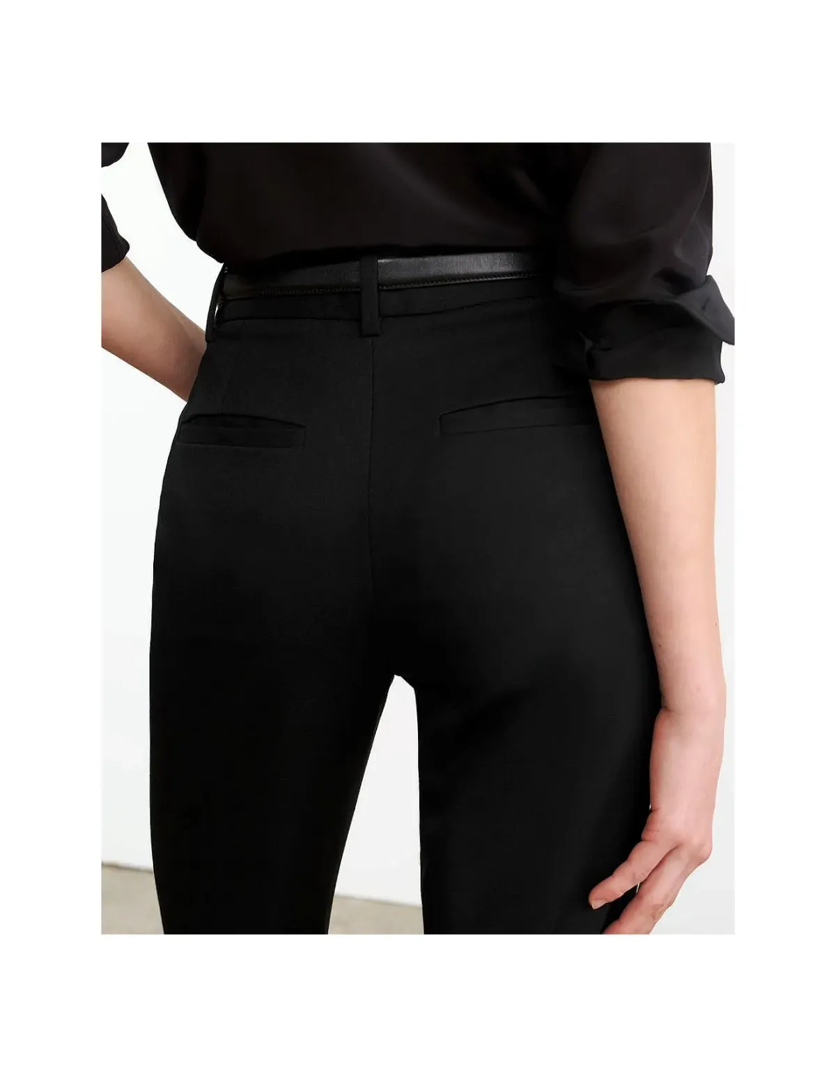 Nili Lotan Corette Pant Black Size 6 - Image 4