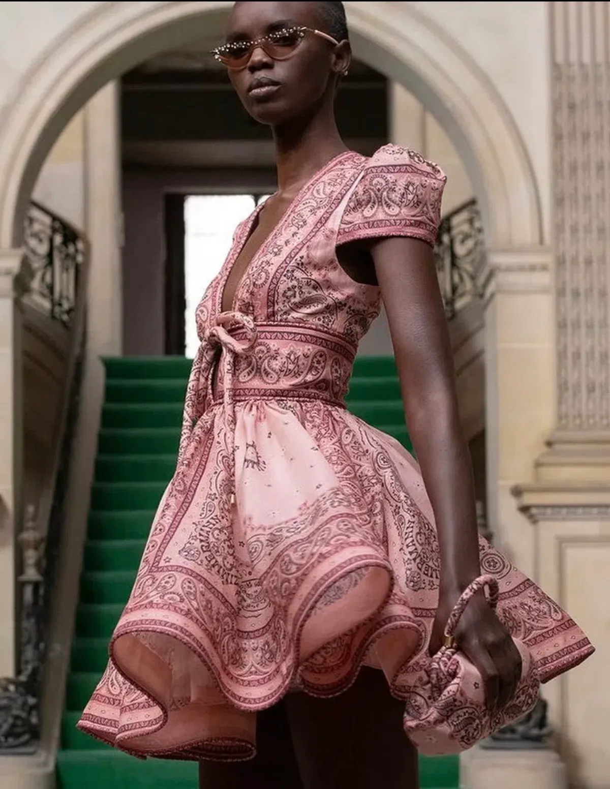 ZIMMERMANN MATCHMAKER STRUCTURED MINI DRESS SIZE 2 - Image 2