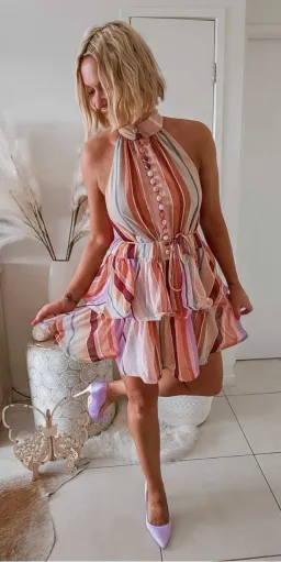 SHEIKE LUCKY STREAK MINI DRESS SIZE 16 for rent on The Volte - image 1