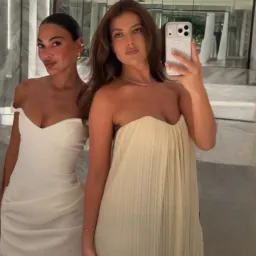 Arcina Ori Avery Dress In Ivory Size Medium (10) for rent on The Volte - image 3