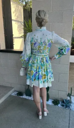 ZIMMERMANN RAIE BUTTONED MINI SIZE 3/14 for rent on The Volte - image 5