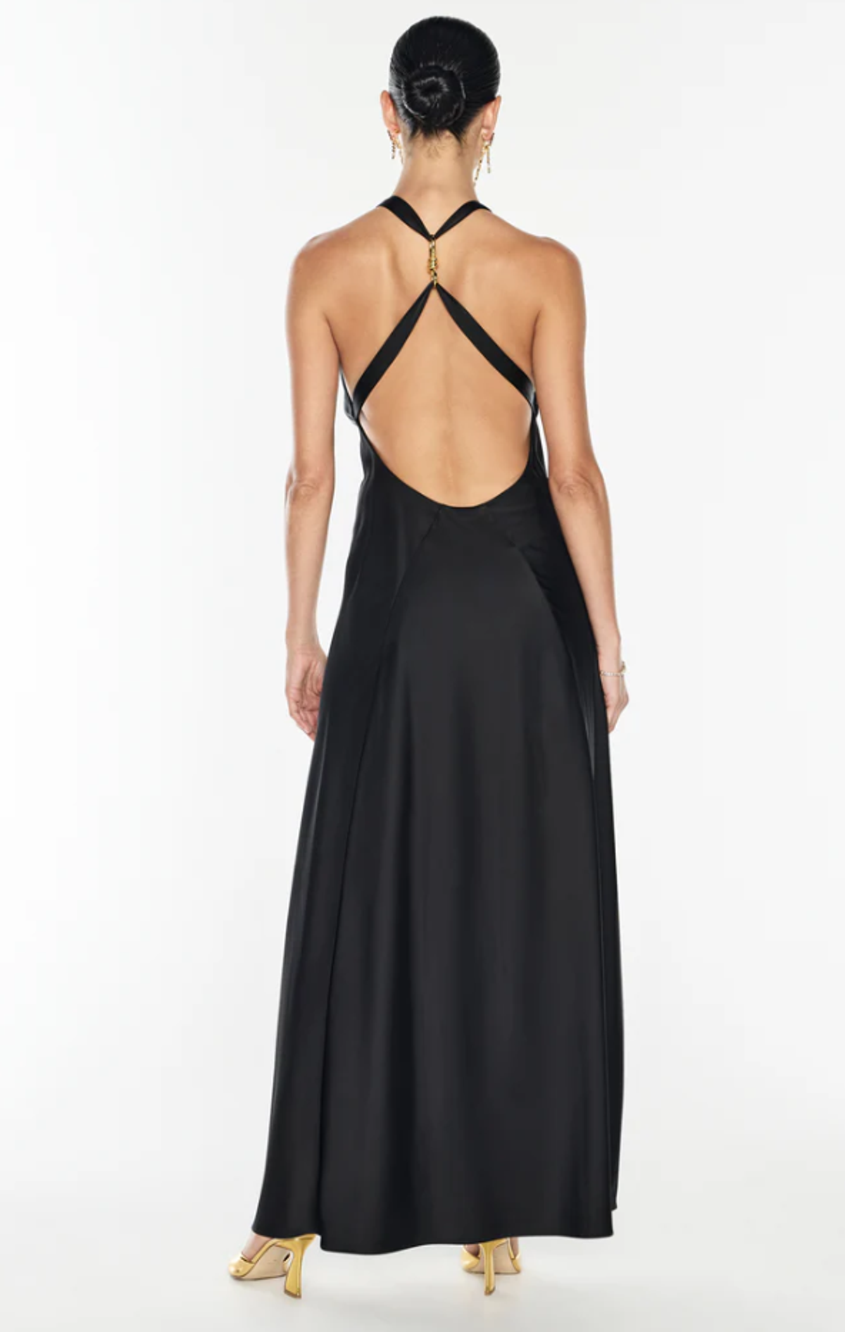 Manning Cartell Charmed Cowl Slip Dress Black Size 12 - Image 2