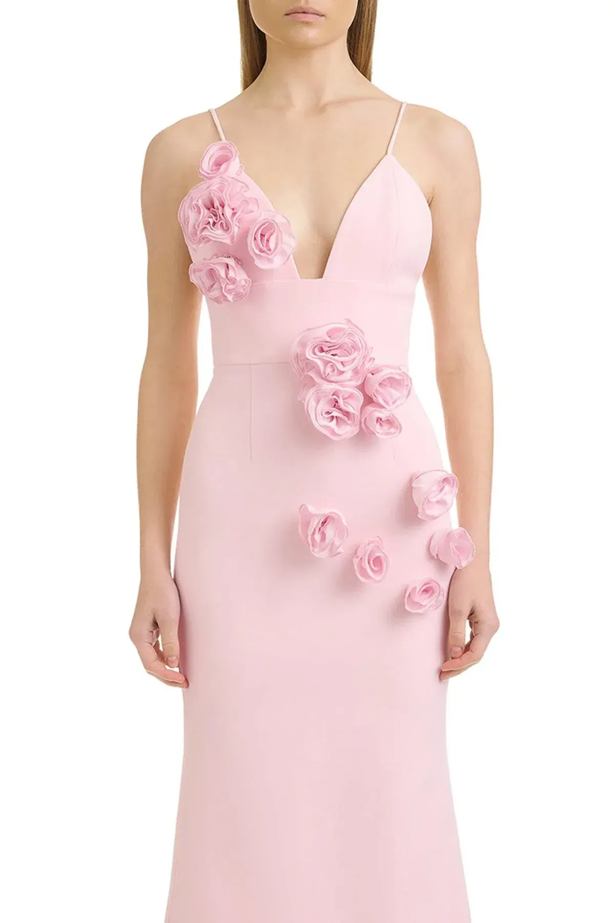 Eliyah the Label April Midi Dress in Blush | Size 12 / L - Image 7