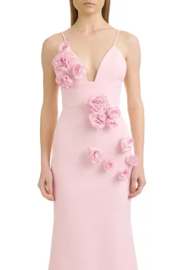 Eliyah the Label April Midi Dress in Blush | Size 12 / L for rent on The Volte - image 7