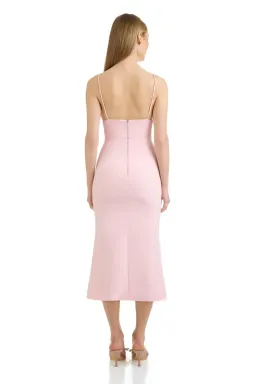 Eliyah the Label April Midi Dress in Blush | Size 14 / XL for rent on The Volte - image 6