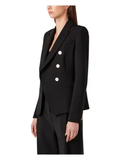 Camilla And Marc Dimmer Blazer Jacket In Blake Black | Size AU 8 for rent on The Volte - image 4