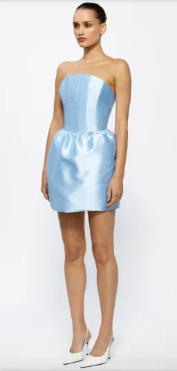 Luetta Mini Dress - Cornflower Blue for rent on The Volte - image 4