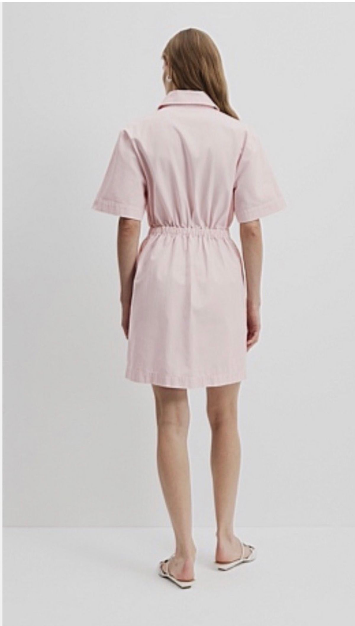 Country Road cinched mini dress meringue pink - Image 3