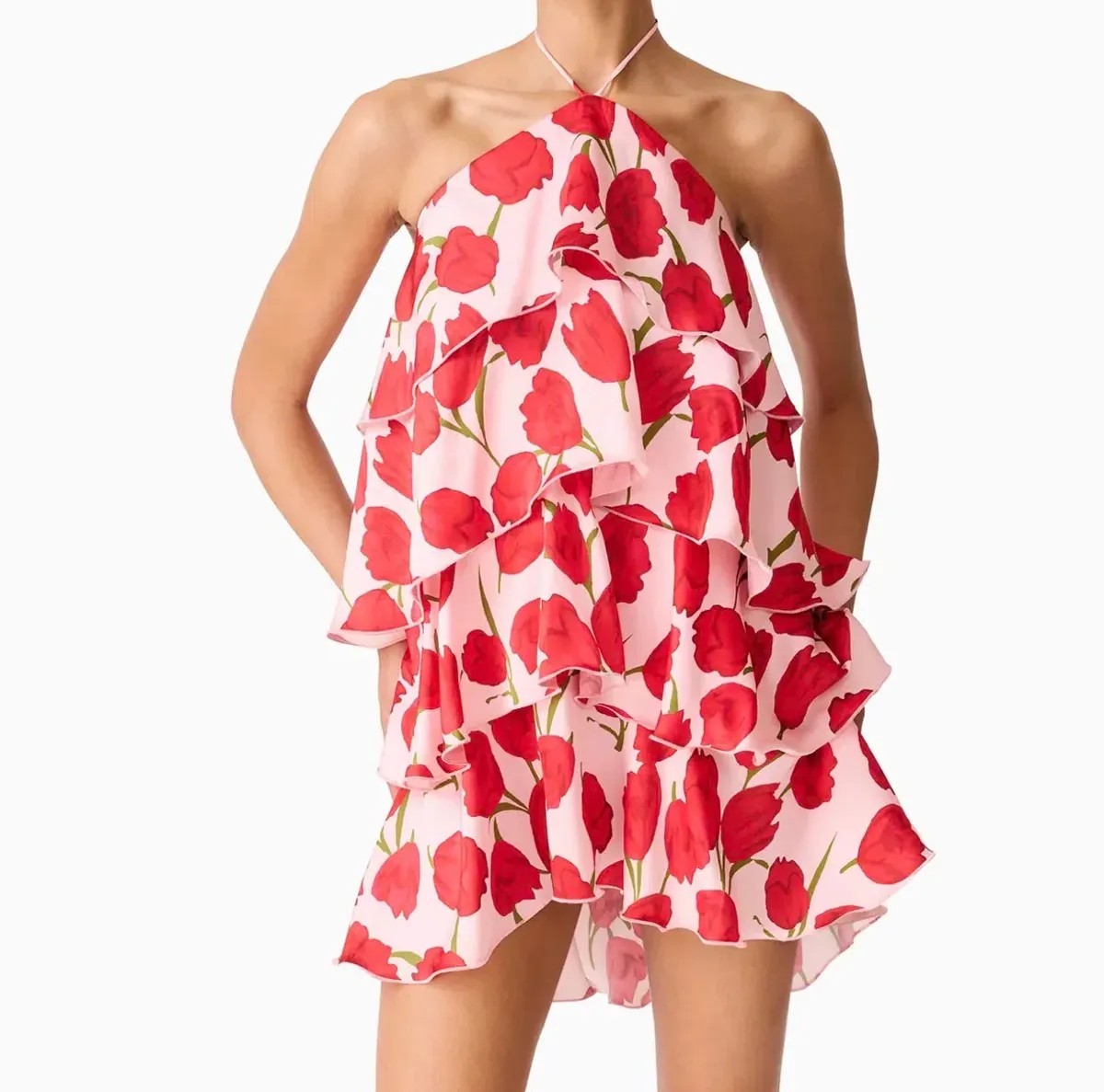 ELLIATT Melia Halter mini dress  - Image 2