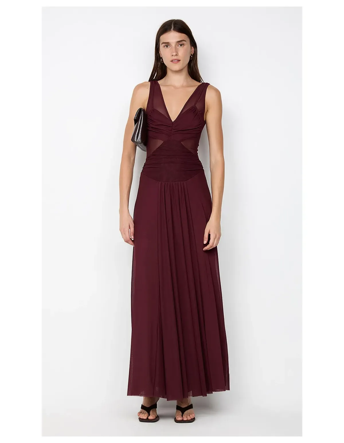 Bec Bridge Jimena Maxi Dress Plum Size 8 - Image 4
