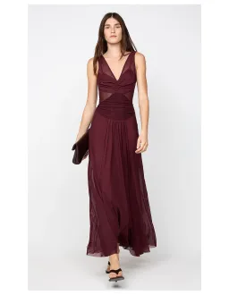 Bec Bridge Jimena Maxi Dress Plum Size 8 for rent on The Volte - image 1