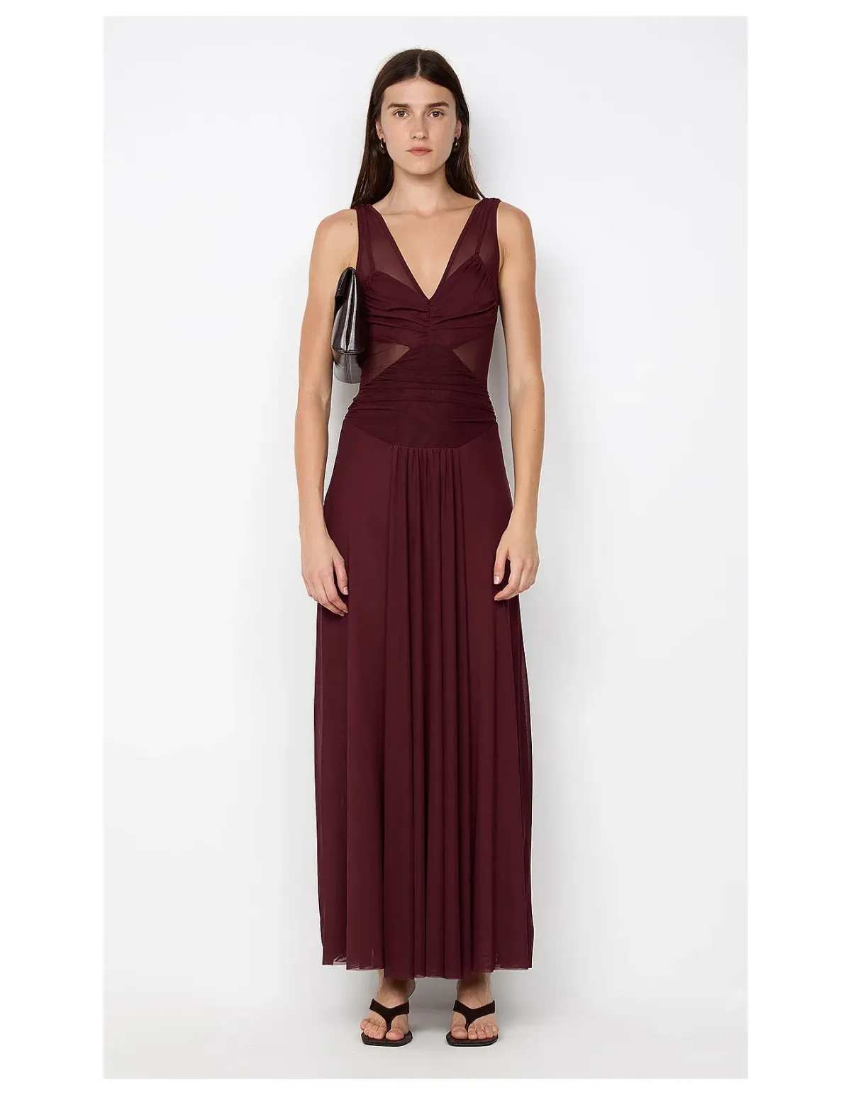 Bec Bridge Jimena Maxi Dress Plum Size 8 - Image 3