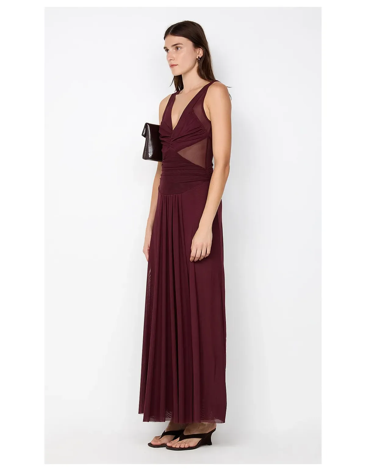 Bec Bridge Jimena Maxi Dress Plum Size 8 - Image 6