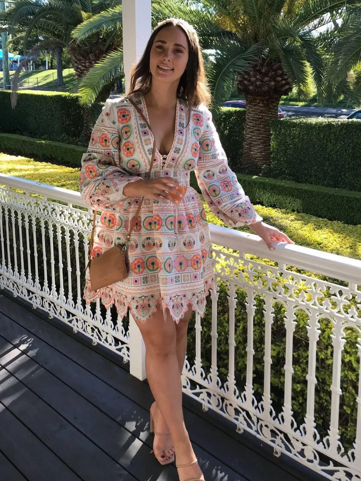 ZIMMERMANN BRIGHTON PLUNGE MINI DRESS - Image 1