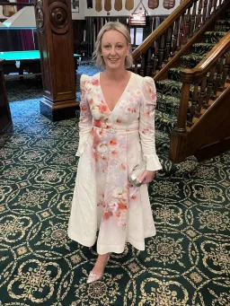 ZIMMERMANN CRUSH FRILL SLEEVE MIDI SIZE 2/12 for rent on The Volte - image 1