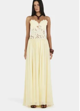 Hansen and Gretel Stephanie Dress in Butter Yellow  for rent on The Volte - image 4