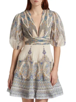 ZIMMERMANN PLEATED MINI DRESS SIZE 2/12 for rent on The Volte - image 1