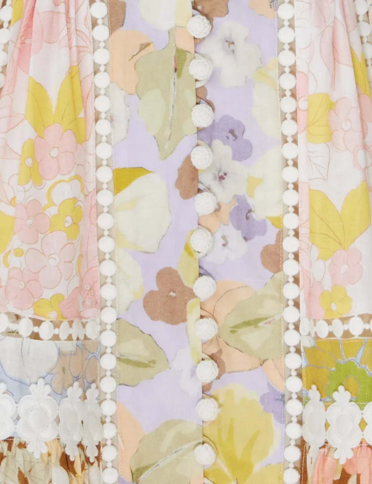 ZIMMERMANN POP TRIMMED MINI DRESS SIZE 2 - Image 5