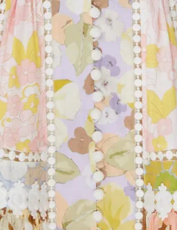 ZIMMERMANN POP TRIMMED MINI DRESS SIZE 2 for rent on The Volte - image 5