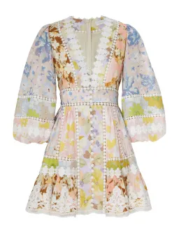 ZIMMERMANN POP TRIMMED MINI DRESS SIZE 2 for rent on The Volte - image 4