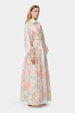 Hansen And Gretel Delia Shirt Dress Flower Market Floral Size 12 for rent on The Volte - image 3