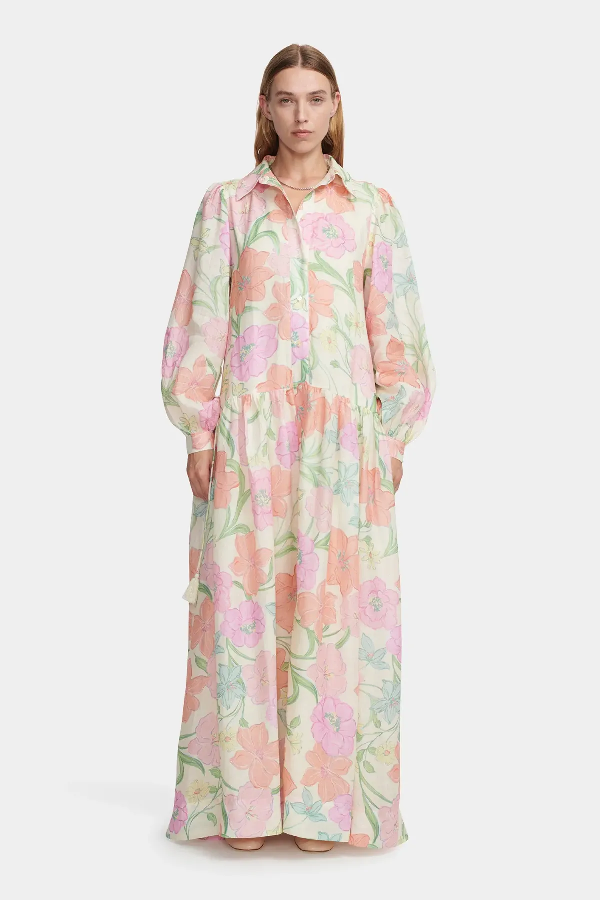 Hansen And Gretel Delia Shirt Dress Flower Market Floral Size 12 - Image 4