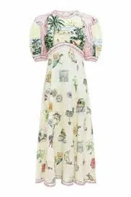 ALEMAIS SUNSET MIDI DRESS SIZE 8 for rent on The Volte - image 2