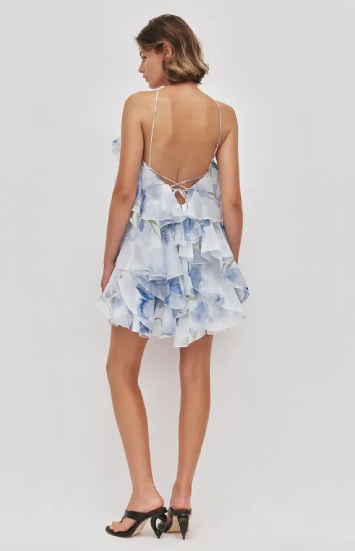 AJE Pandorea Layered Mini Dress Iris Size 14 - Image 2