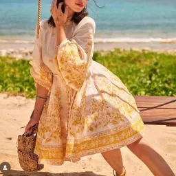 ZIMMERMANN GOLDEN BUTTONED MINI SIZE 1/10 for rent on The Volte - image 3