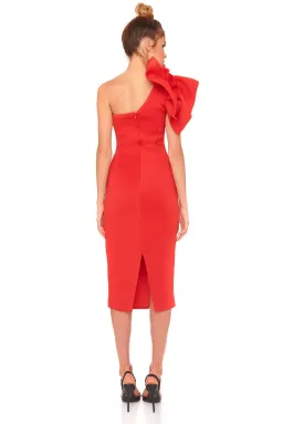Eliya the Label Olivia Dress Red Size 6 for rent on The Volte - image 2
