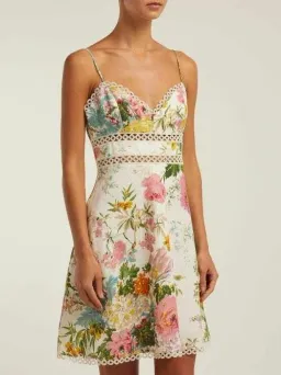 ZIMMERMANN HEATHERS SUN MINI DRESS | Size 0 AU 8 for rent on The Volte - image 2