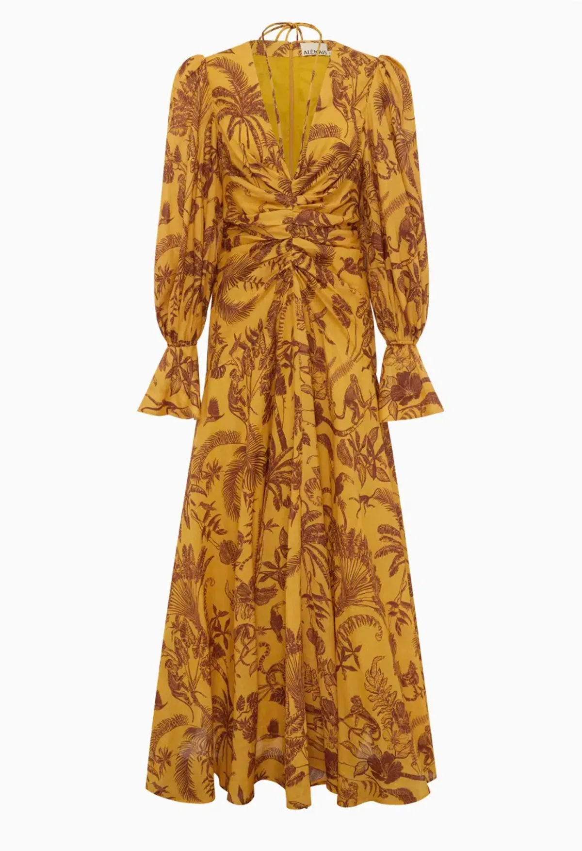 Alémais Banana Blossom Gown Size 16 - Image 5