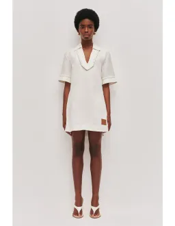 Aje Tropez Mini Dress Ivory Size 12 for rent on The Volte - image 1