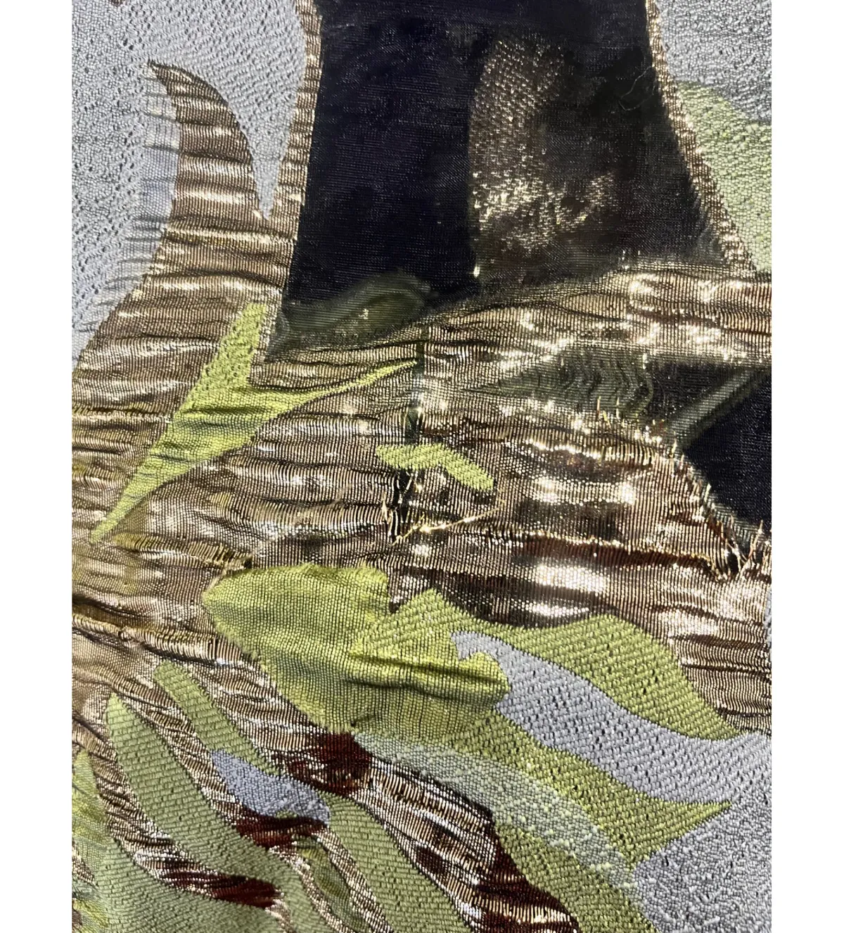 Elliatt Elysia Tiered Gown in Black and Green Floral Size XL / AU 14 - Image 6