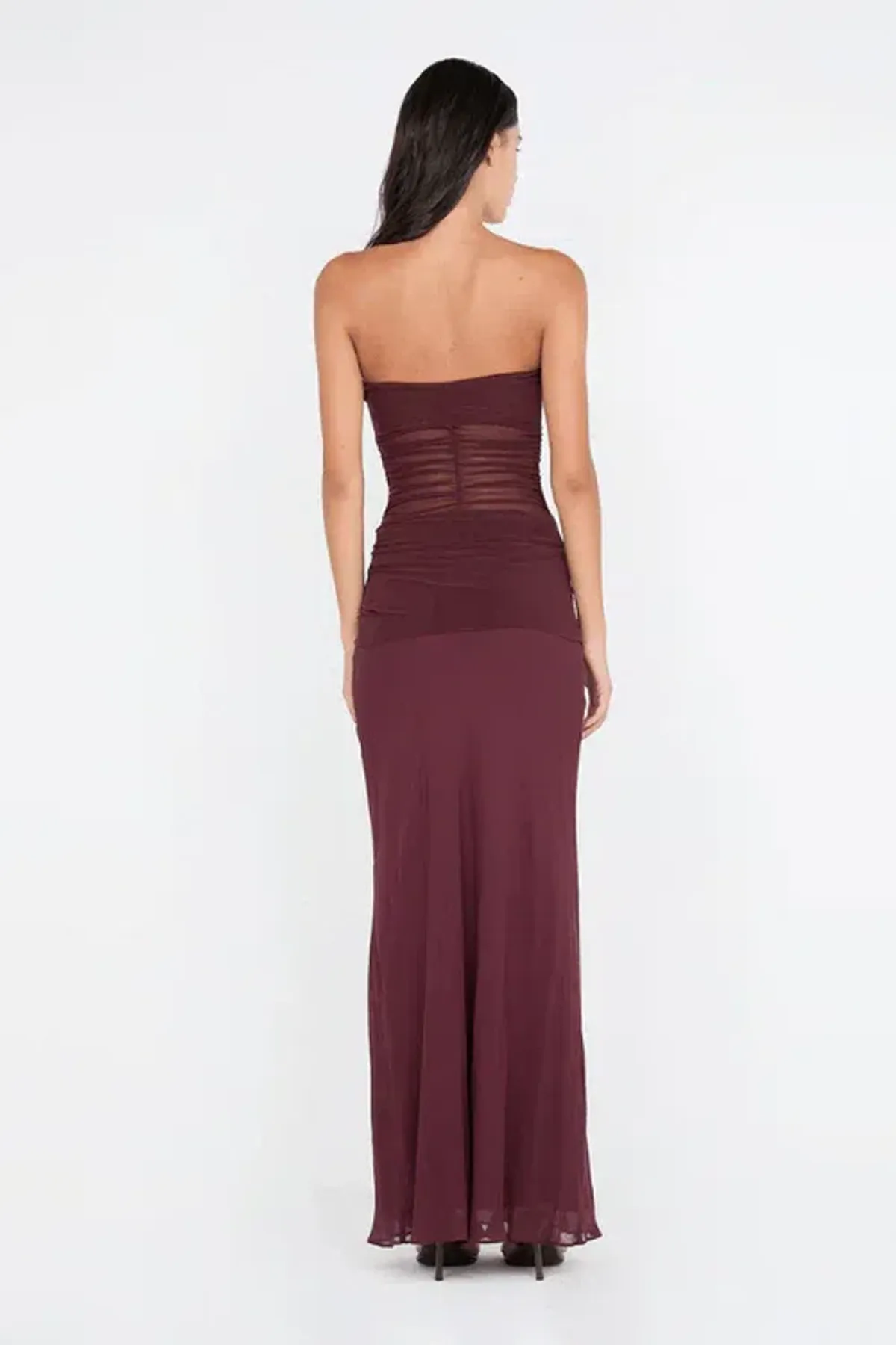 Bec & Bridge NOEMI STRAPLESS MAXI DRESS in PLUM - Size 12 - Image 5