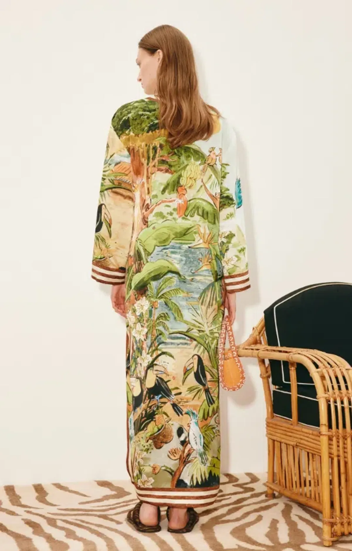 Alemais toucan tango silk midi dress Size 14 - Image 2