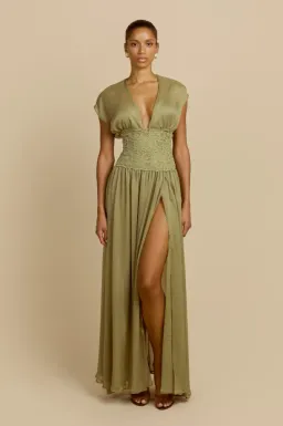 Arcina Ori MARY-JANE DRESS PISTACHIO Size XS for rent on The Volte - image 1