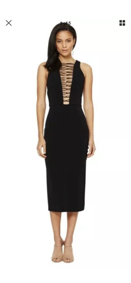 Bec & Bridge Midi Dress Black Size 10 for rent on The Volte - image 2