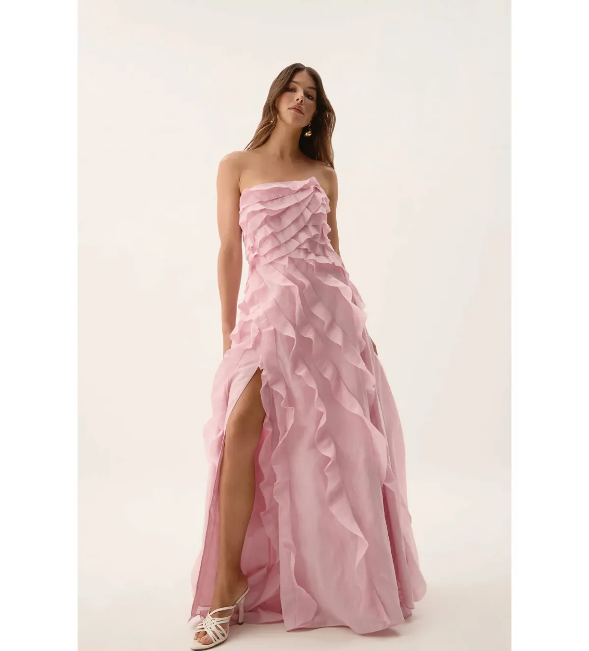 Aje Allairie Gown in Chalk Pink Size AU10 - Image 1