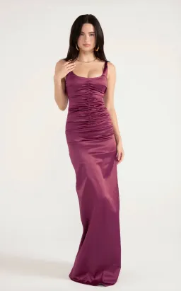 Ance Gria Atlein Gown - Plum - size XS for rent on The Volte - image 1