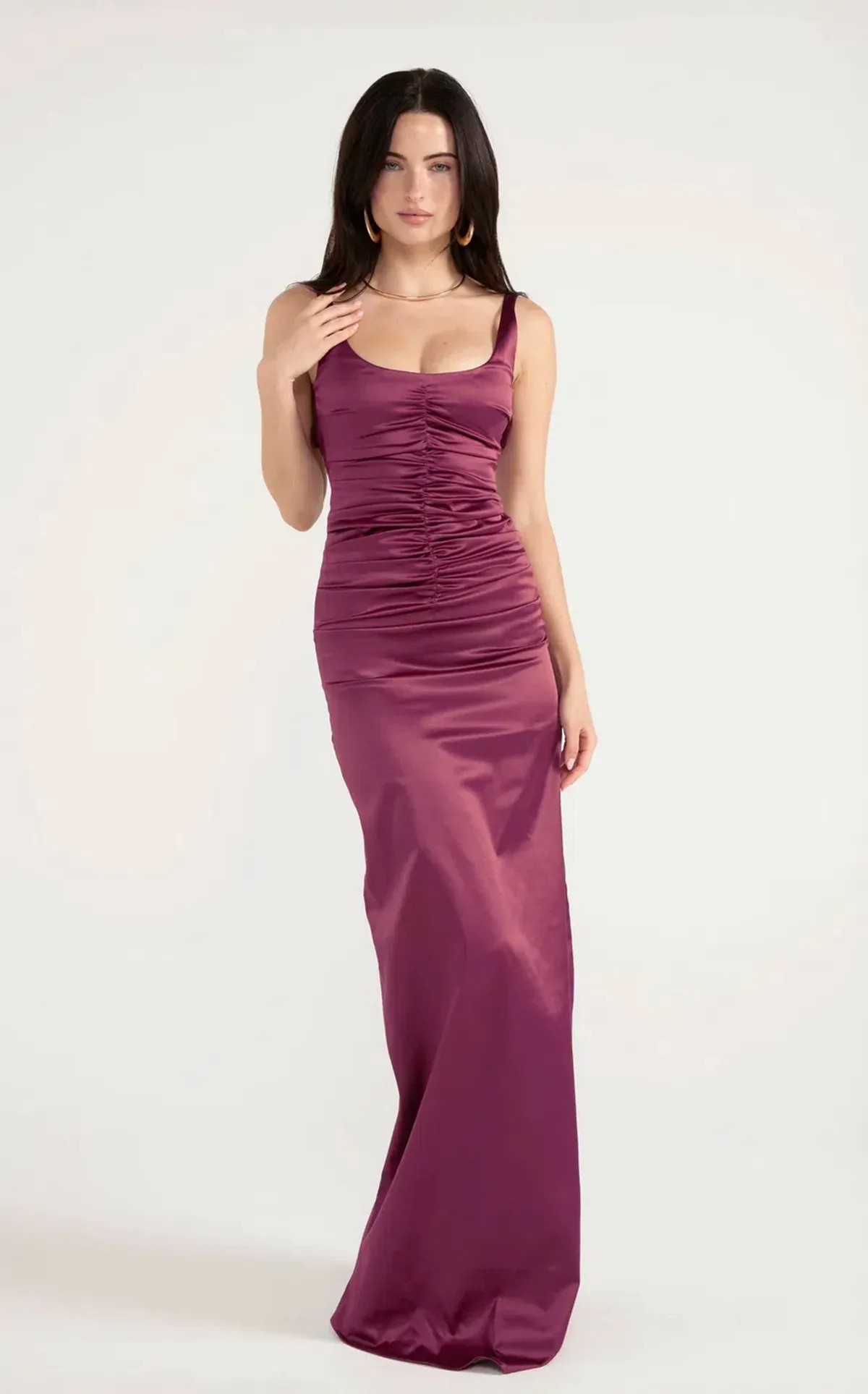 Ance Gria Atlein Gown - Plum - size S - Image 1