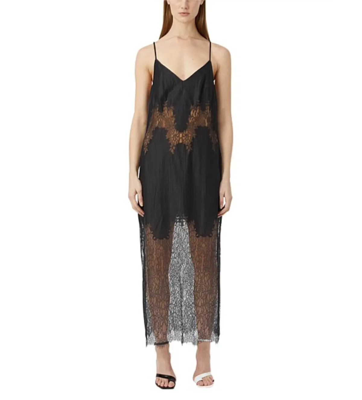 Camilla And Marc Filigree Lace Dress in Black Size AU10 - Image 1