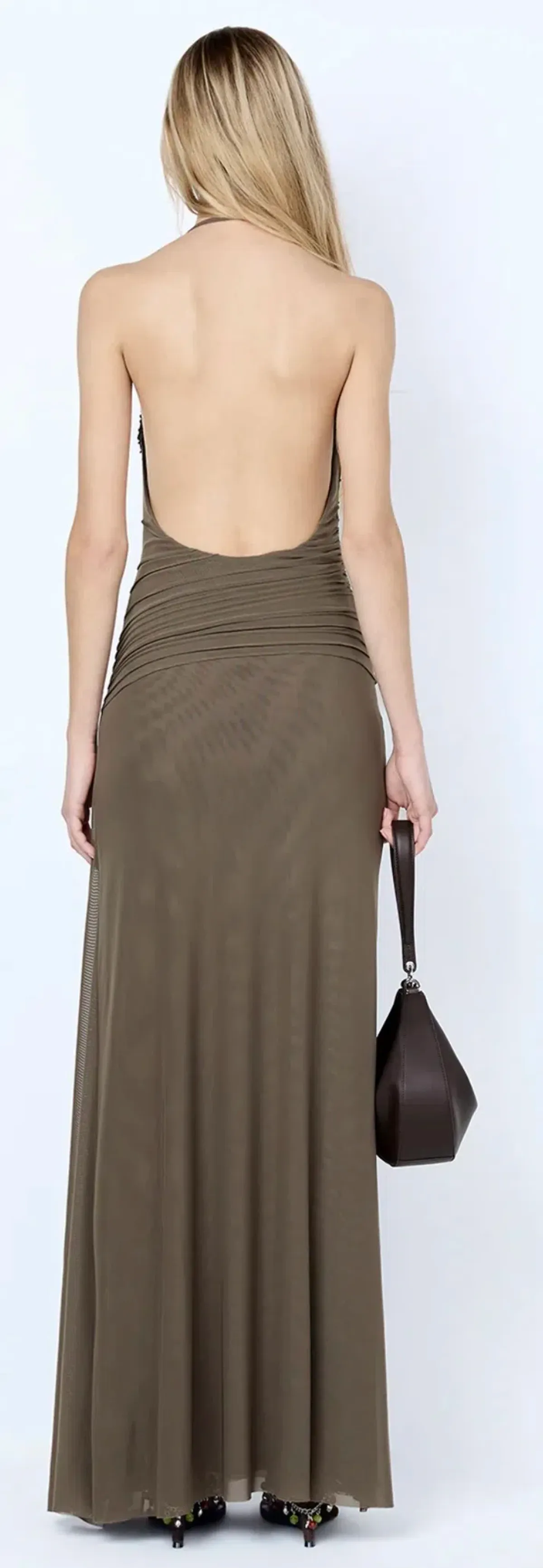 Bec and Bridge Brenna pintuck maxi dress size 8 - Image 3