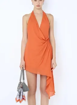 Bec + Bridge Sabrina Mini Dress Persimmon 6 for rent on The Volte - image 1