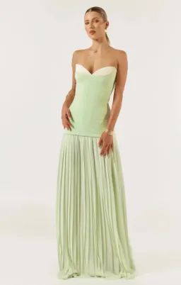 SHE IS OLLA/JEFRE SEI | NICOLETTE DRESS | MINT | SIZE AU 8 for rent on The Volte - image 1