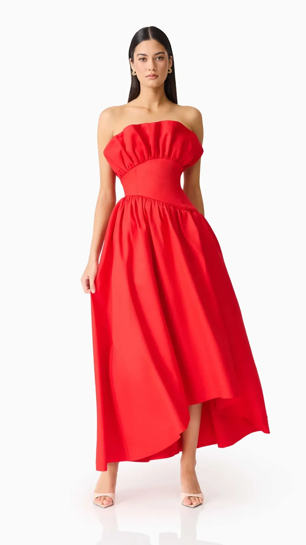 Elliatt Laurel Sleeveless Maxi Dress in Red Size S (8) - Image 5